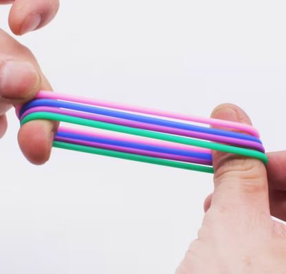 24pcs Jelly Bracelets – 7.5" Stretch Fashion Bands