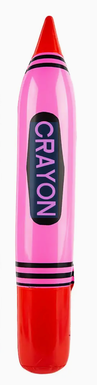 24-Inch Inflatable Crayon Toy