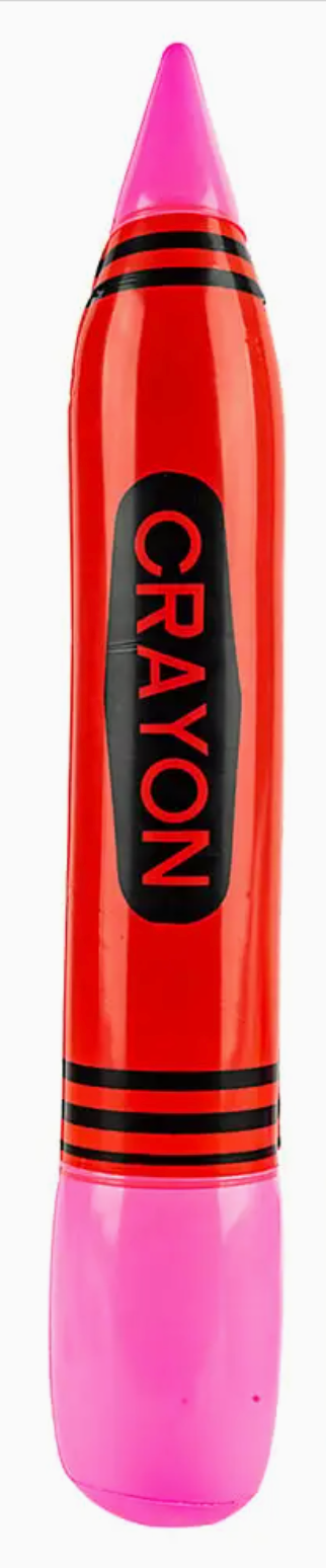 24-Inch Inflatable Crayon Toy