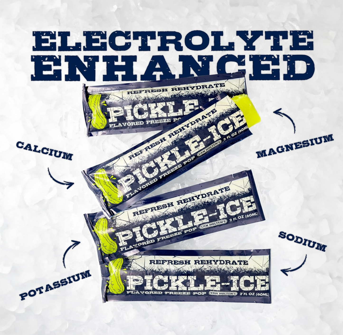 Van Holten’s Pickle-Ice Pickle Flavored Freeze Pops 6 Count