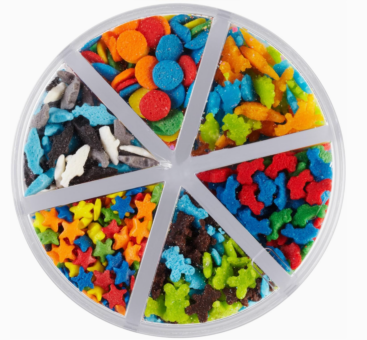 Wilton Animals & Stars Sprinkles Bright Baking Supplies 2.4 oz
