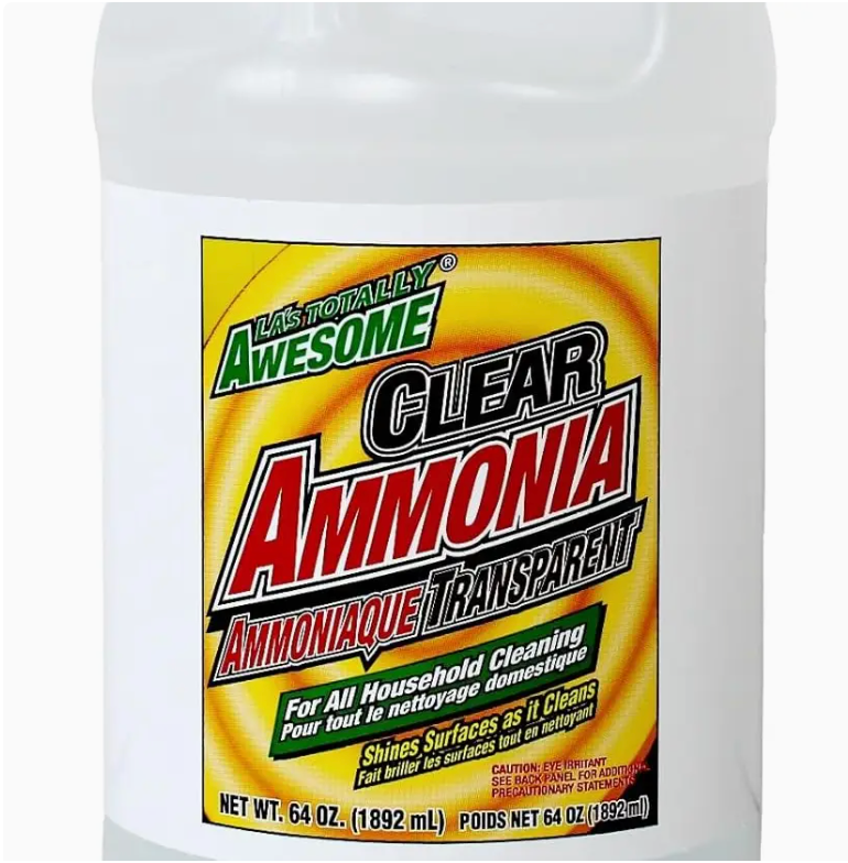 LA’s Totally Awesome Clear Ammonia Multi-Surface Cleaner, 64 oz