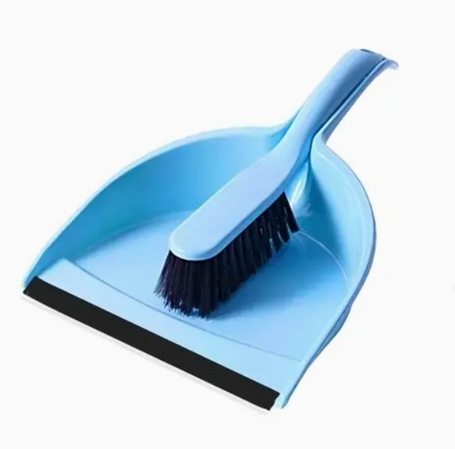 Compact Handheld Broom and Dustpan Set for Quick Cleaning