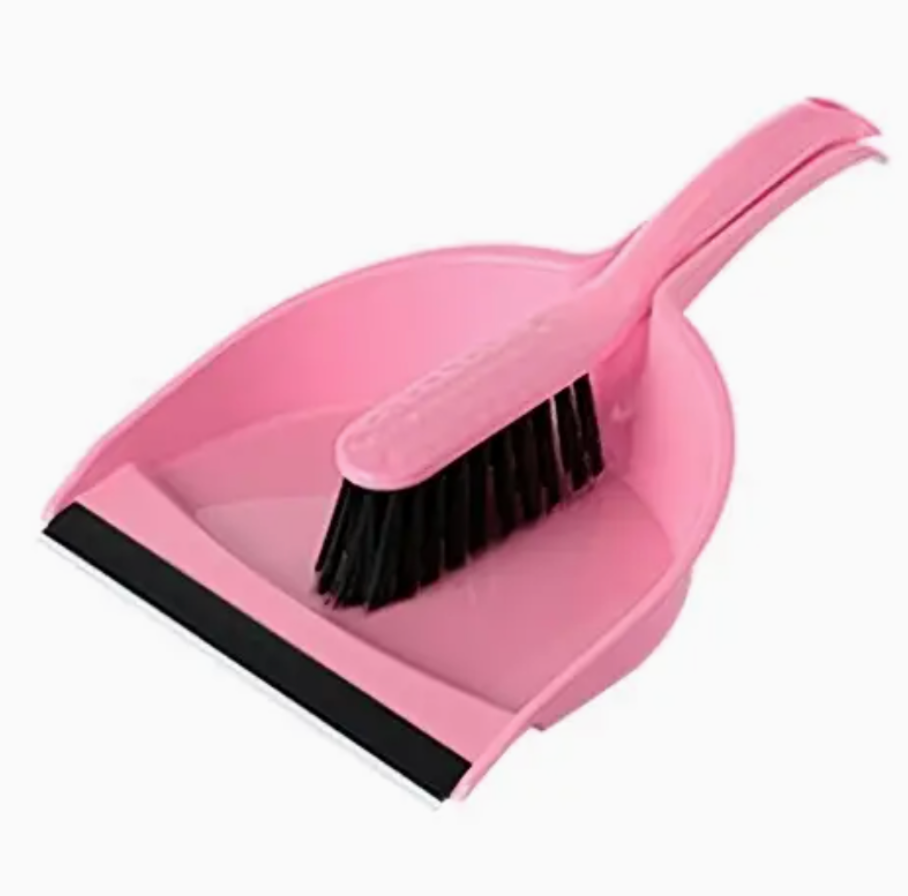 Compact Handheld Broom and Dustpan Set for Quick Cleaning