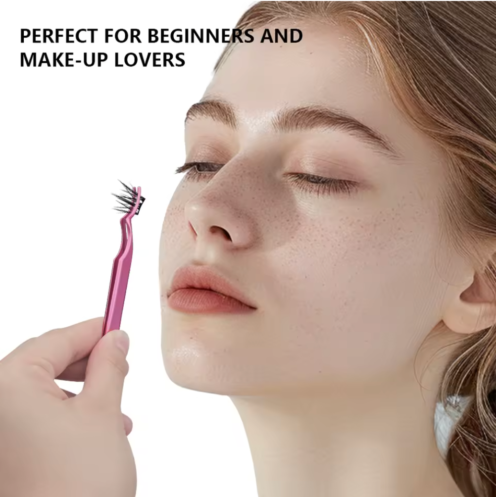 Eyelash Applicator Tool Set (2 Piece) – Precision Lash Tweezers
