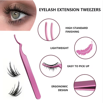 Eyelash Applicator Tool Set (2 Piece) – Precision Lash Tweezers