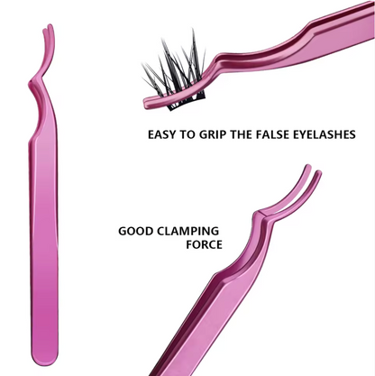 Eyelash Applicator Tool Set (2 Piece) – Precision Lash Tweezers
