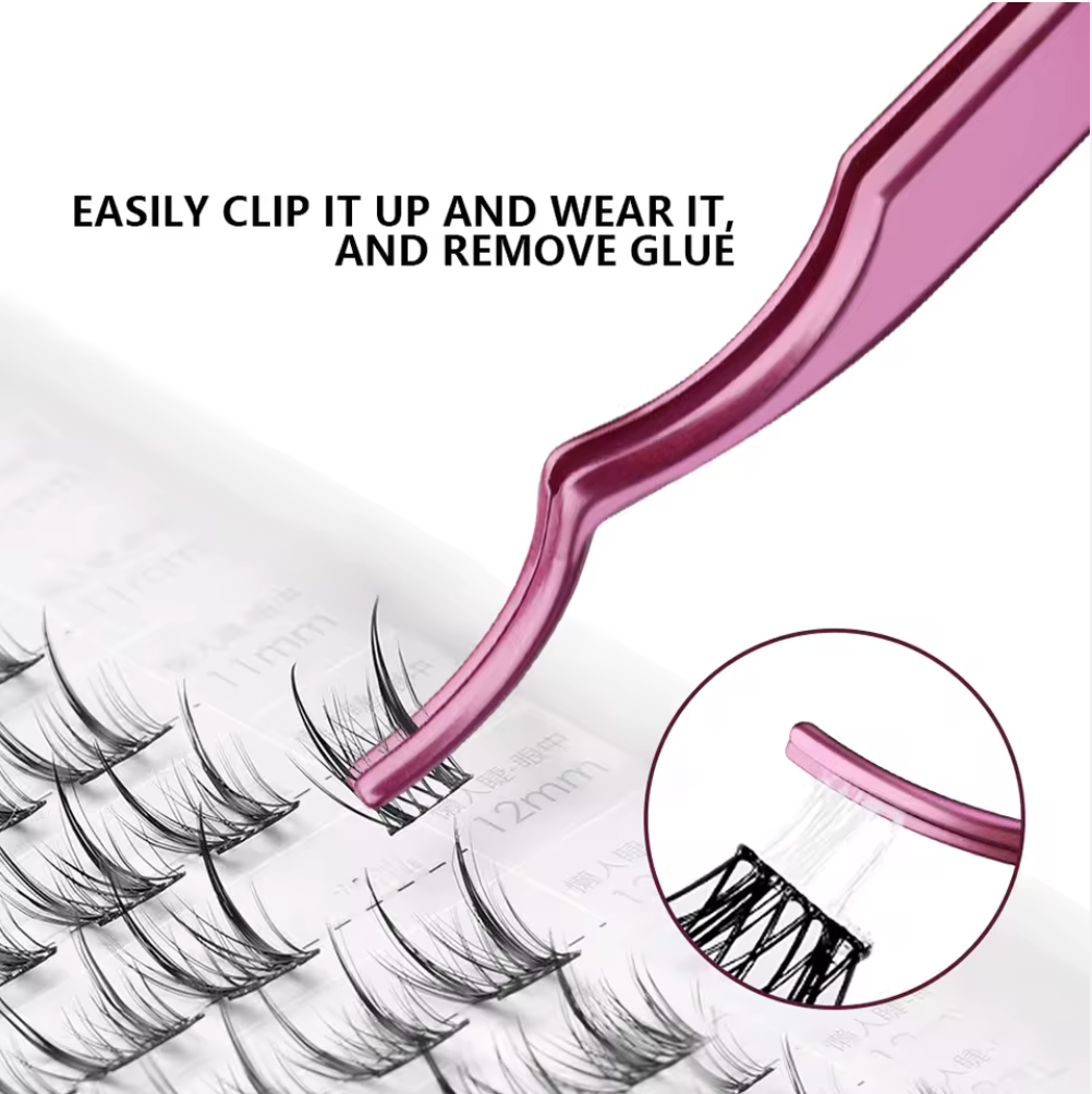 Eyelash Applicator Tool Set (2 Piece) – Precision Lash Tweezers