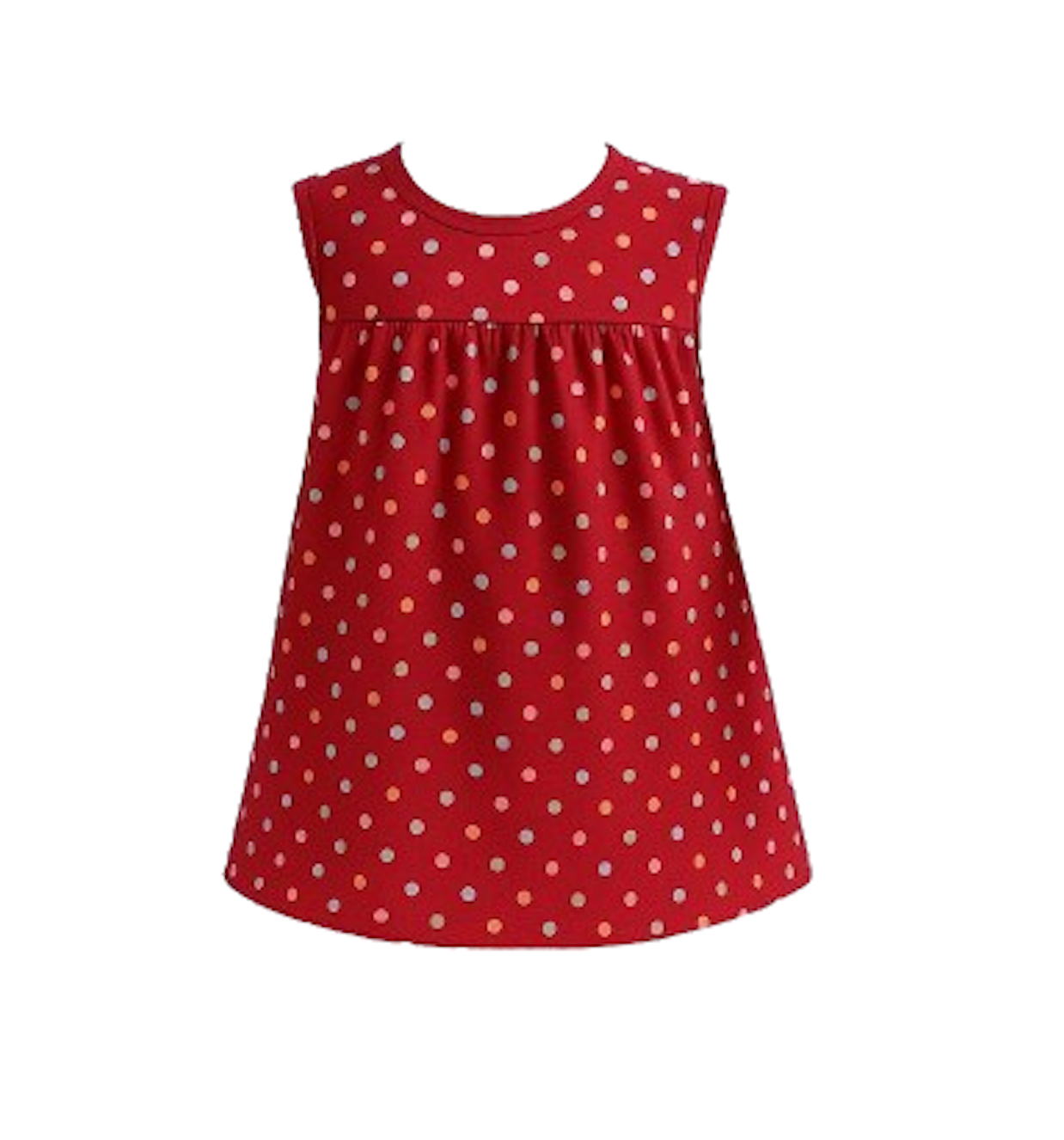Girls' Sleeveless Summer Dress – Fits Size 18 to 24 Months