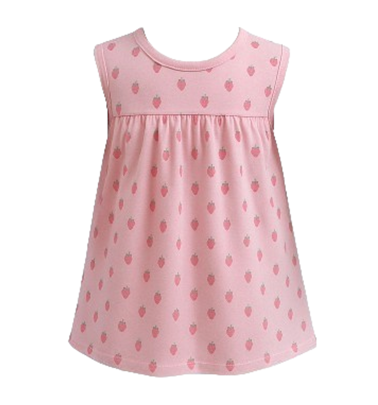 Girls' Sleeveless Summer Dress – Fits Size 18 to 24 Months