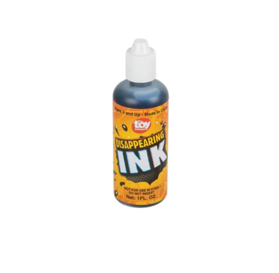 2 Bottles of Magic Disappearing Ink 1oz Bottle Novelty Party Gag Prank Joke Fun
