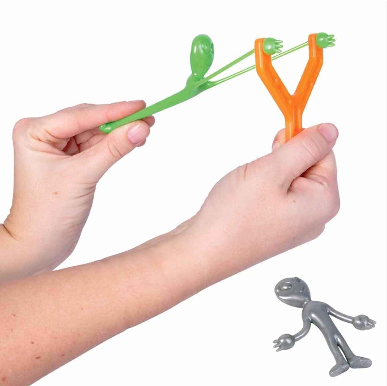 Alien Slingshot Flying Sticky Toy Set – 2 Pack