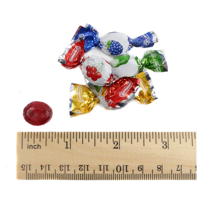 Colombina Assorted Fruit Filled Hard Candy Drops – 0.25 lb Bulk Bag