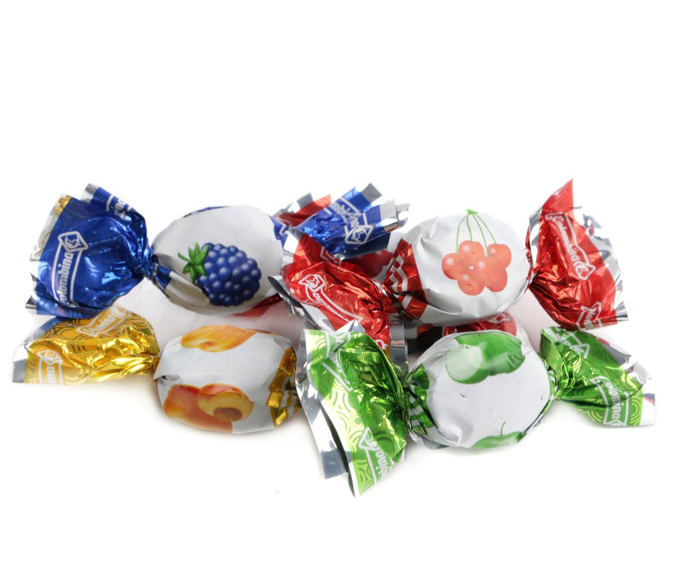 Colombina Assorted Fruit Filled Hard Candy Drops – 0.25 lb Bulk Bag