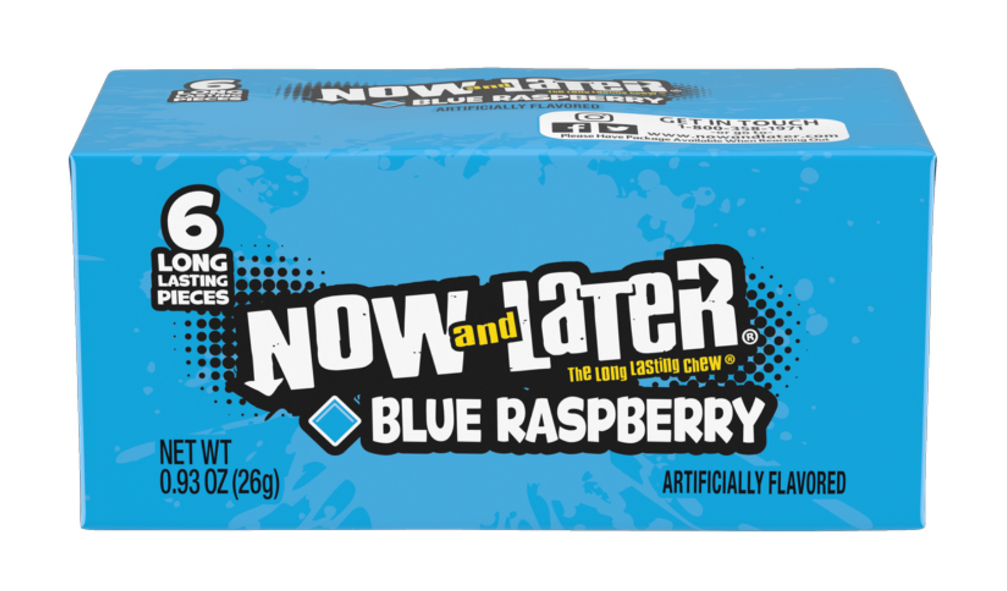 Now and Later Assorted Fruit Chewy Candy Bars 24 Count Variety Pack