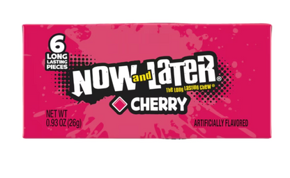Now and Later Assorted Fruit Chewy Candy Bars 24 Count Variety Pack