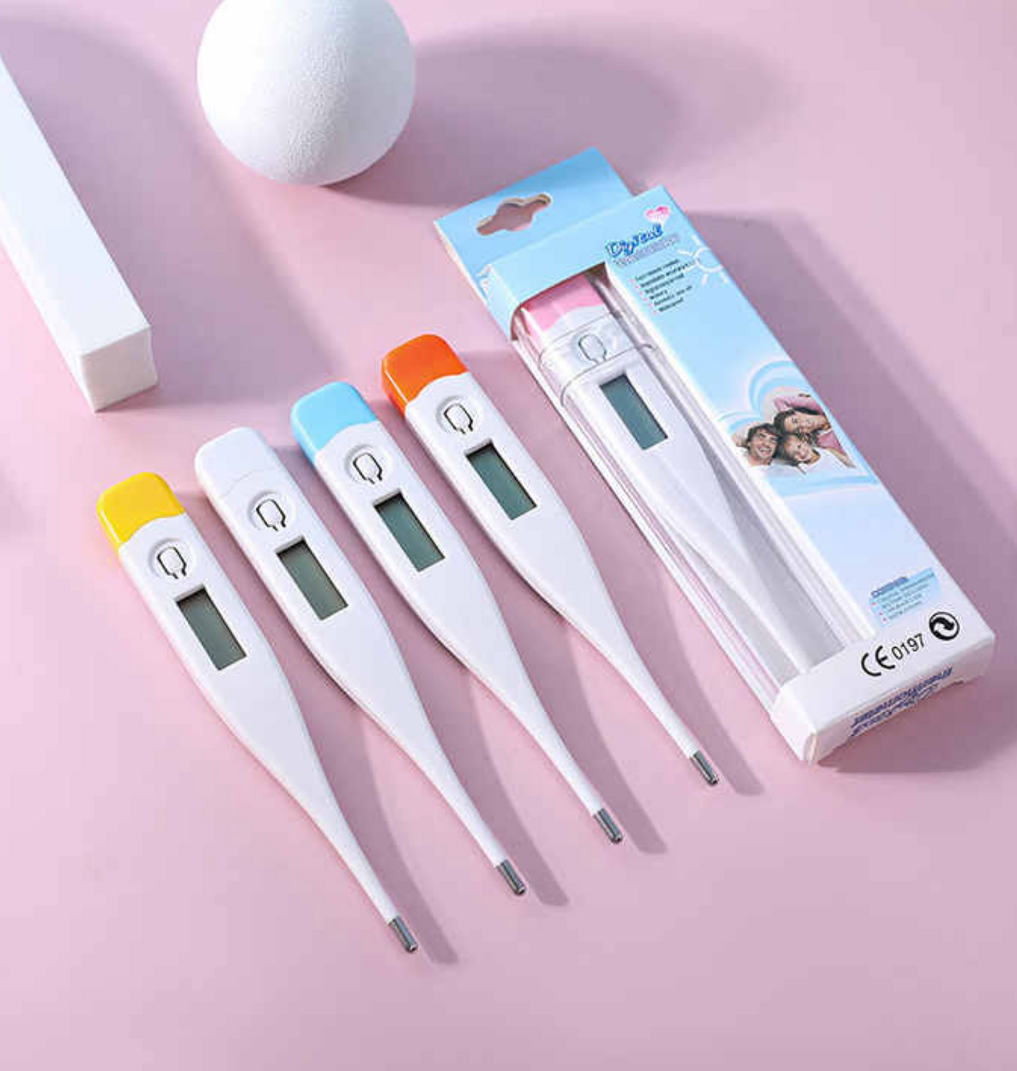 Digital Thermometer with LCD Display – Fahrenheit & Celsius