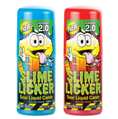 Toxic Waste Slime Licker 2.0 Sour Liquid Candy, 2-Pack, 2 fl oz Each