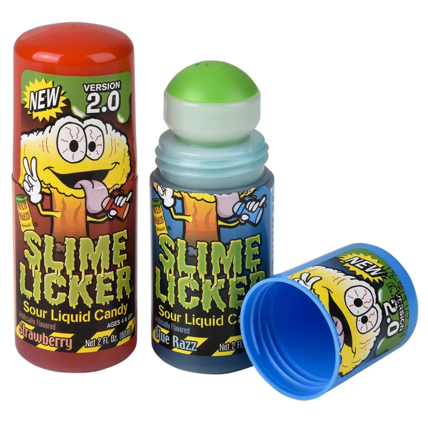 Toxic Waste Slime Licker 2.0 Sour Liquid Candy, 2-Pack, 2 fl oz Each