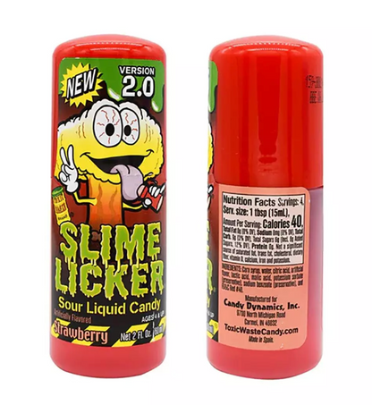 Toxic Waste Slime Licker 2.0 Sour Liquid Candy, 2-Pack, 2 fl oz Each