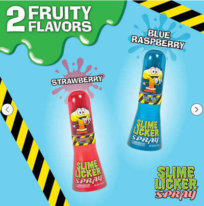 Toxic Waste Slime Licker Spray Sour Liquid Candy, 2-Pack, Assorted Flavors