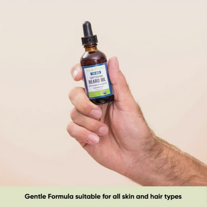 Sky Organics Organic Softening Beard Oil for Men, Cedarwood Scent, 2 fl oz