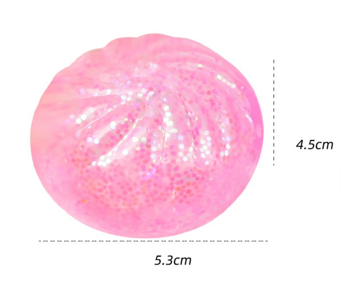 Glitter Squishy Dumpling Blind Box Stress Relief Toy – Quick-Rebound Sensory Squeeze Ball