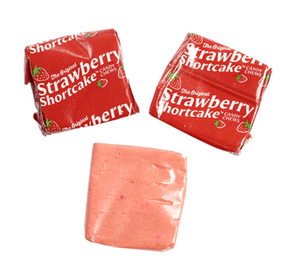 The Original Strawberry Shortcake Taffy Candy Chews – 26 Count Bag Individually Wrapped Chewy Candy