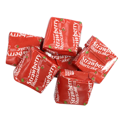 The Original Strawberry Shortcake Taffy Candy Chews – 26 Count Bag Individually Wrapped Chewy Candy