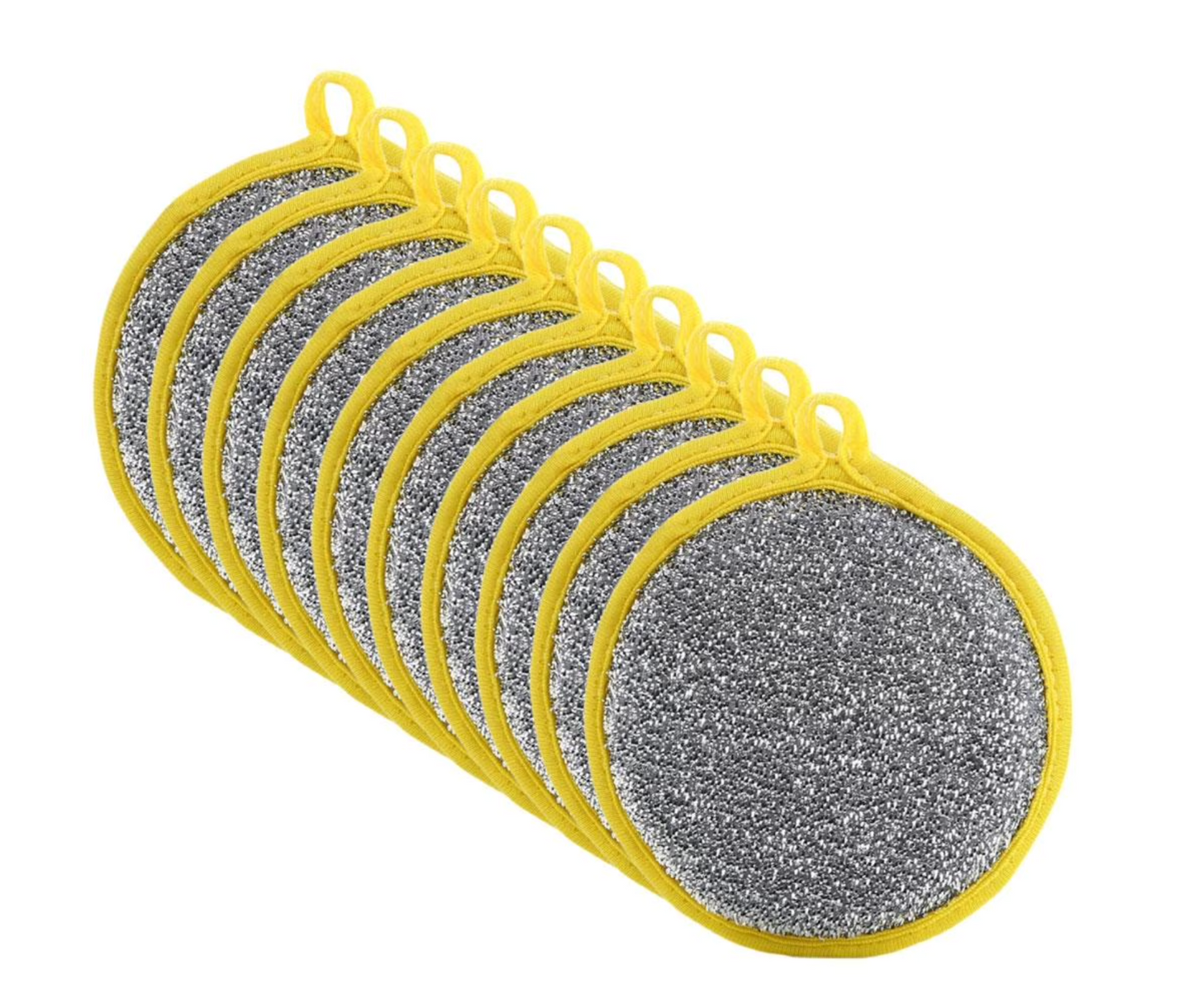 Double-Sided Kitchen Dishwashing Scrubber Sponges – Non-Scratch Cleaning Pads – 10-Pack