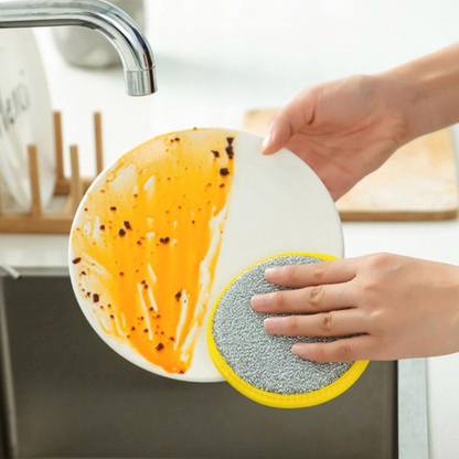 Double-Sided Kitchen Dishwashing Scrubber Sponges – Non-Scratch Cleaning Pads – 10-Pack