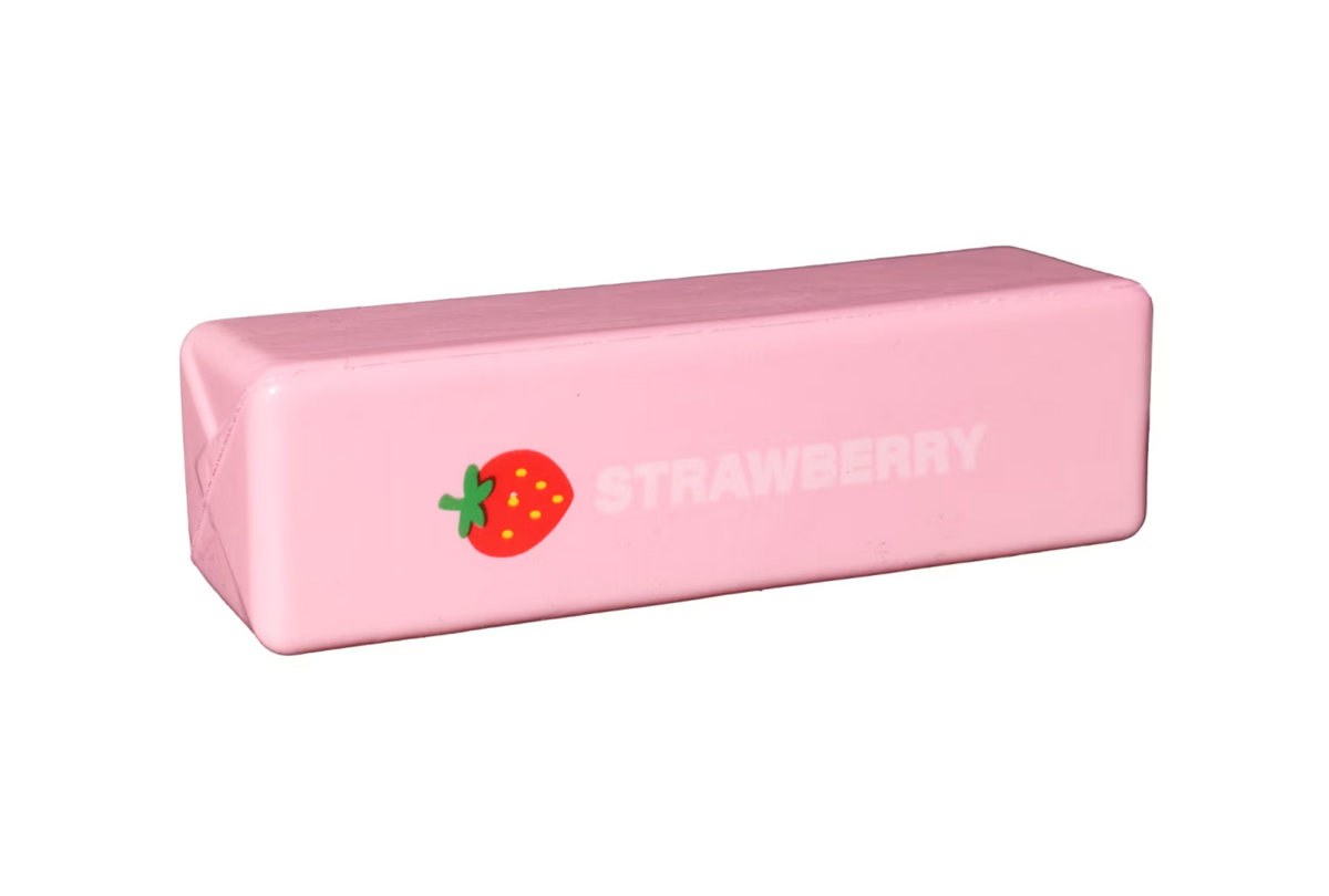 Strawberry Butter Squishy Fidget Toys – Pink Butter Bar Stress Relief Squeeze Toy