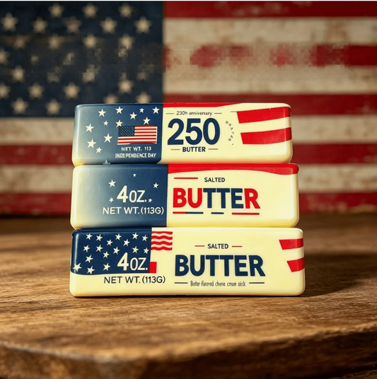 American Butter Squishy Fidget Toys – Patriotic USA Butter Bar Stress Relief Squeeze Toys