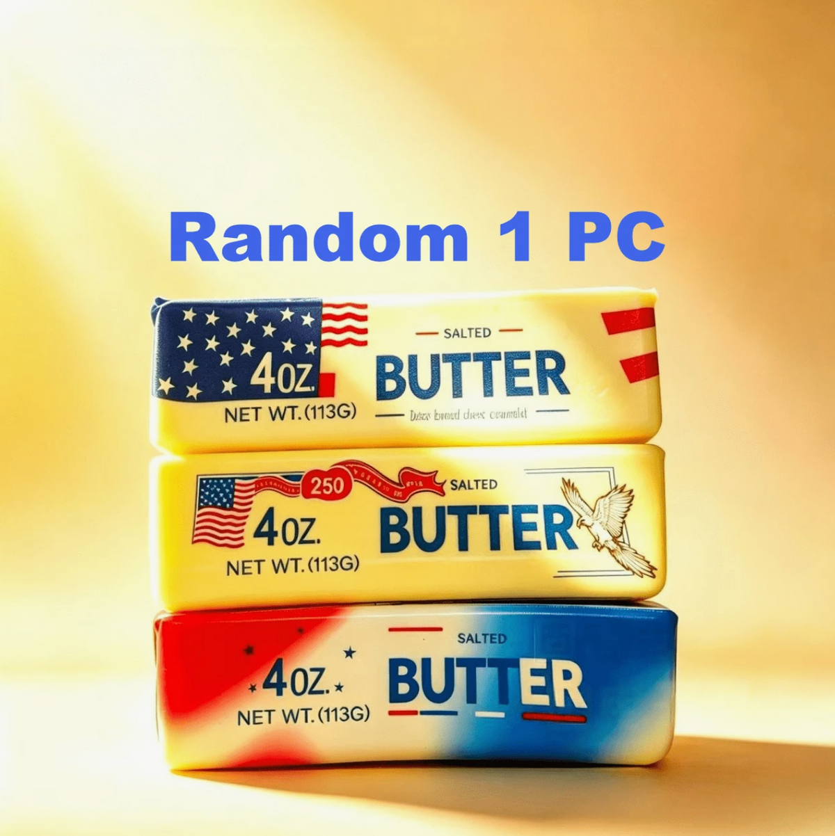 American Butter Squishy Fidget Toys – Patriotic USA Butter Bar Stress Relief Squeeze Toys