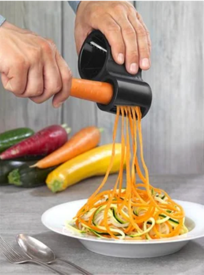 Multifunctional Double-Head Spiral Vegetable Slicer & Grater – Handheld Veggie Noodle Maker