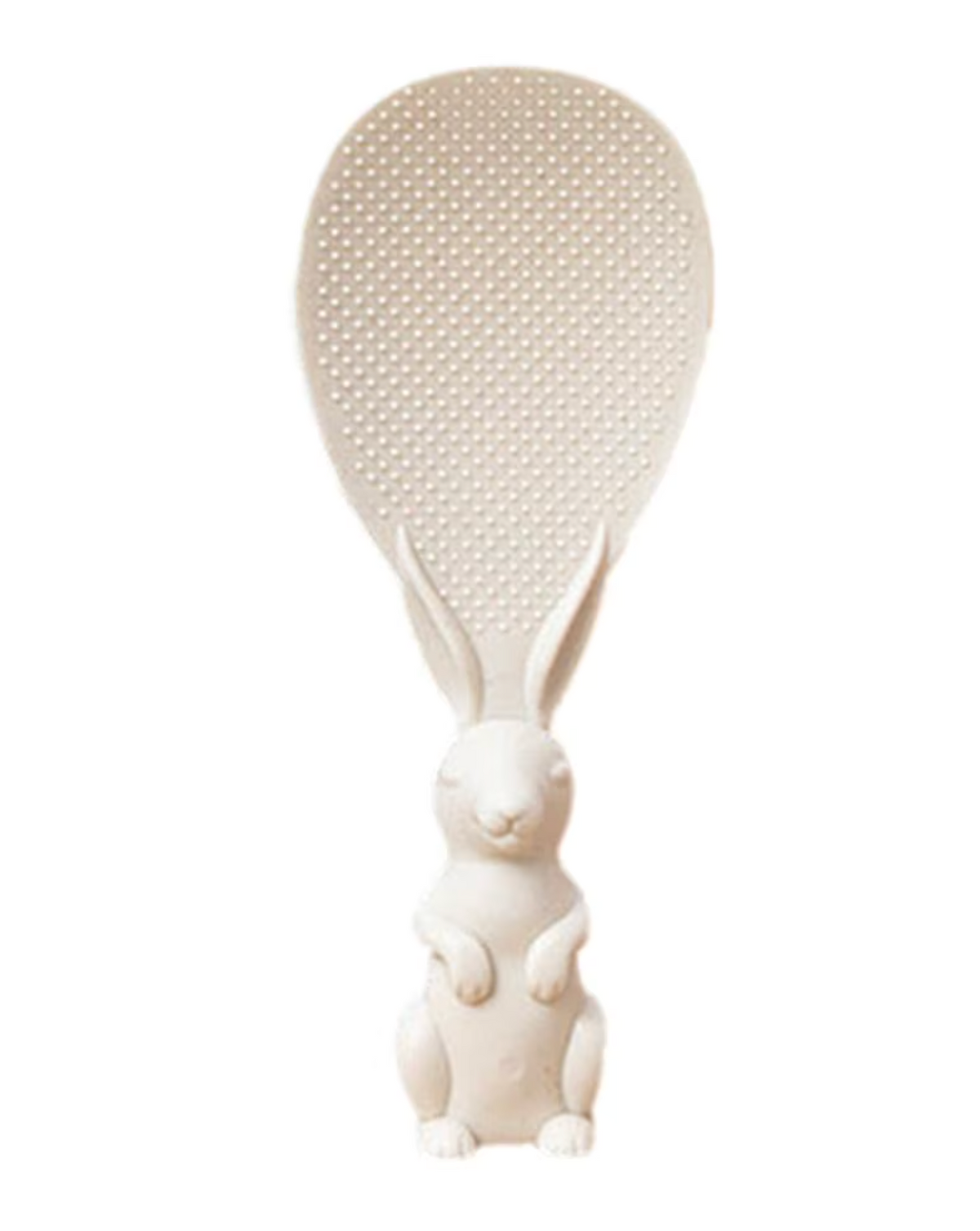 2-Pack Cute Bunny Rice Paddle Spoons – Nonstick Textured Rice Serving Scoops with Rabbit Handles