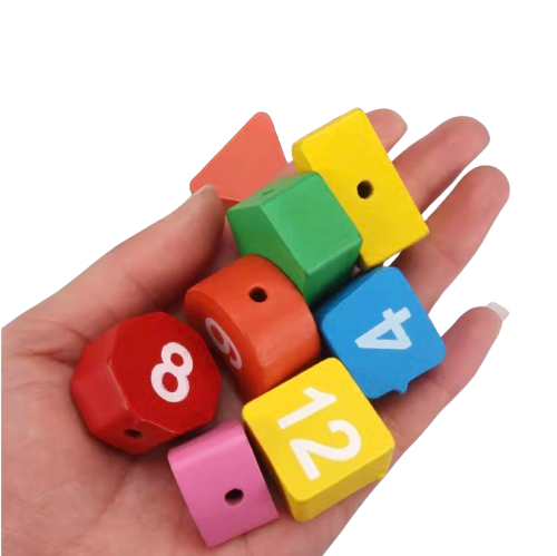 Safe Haven & CO Wooden Shape Sorting Clock – Educational Learning Toy for Kids