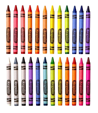 Crayola 24-Count Crayon Set – Bright & Bold Assorted Colors, Non-Toxic