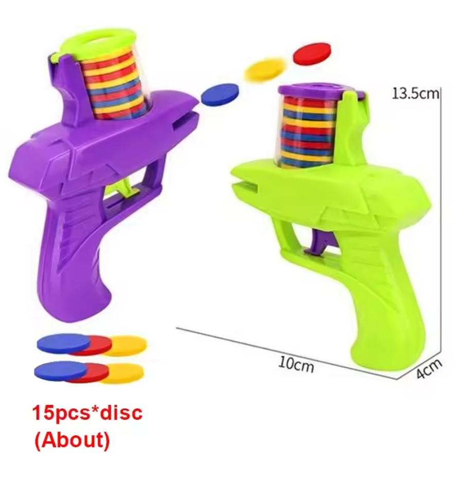 2-Pack Foam Disc Launcher Gun