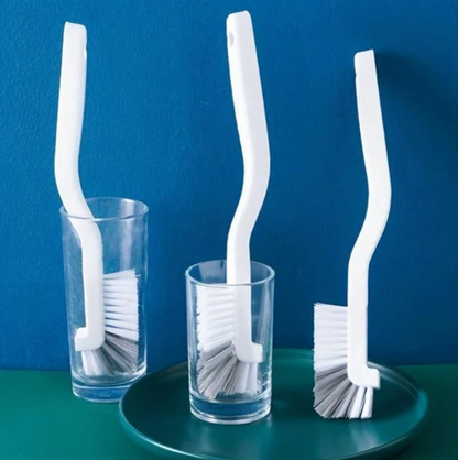 White Multipurpose Gap Cleaning Brush – Kitchen, Bathroom & Household Use, 2-Pack