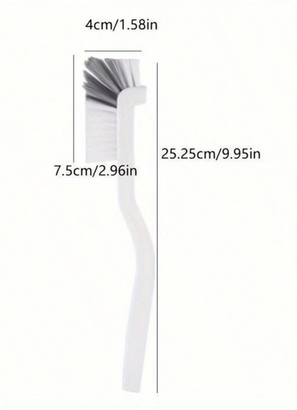 White Multipurpose Gap Cleaning Brush – Kitchen, Bathroom & Household Use, 2-Pack