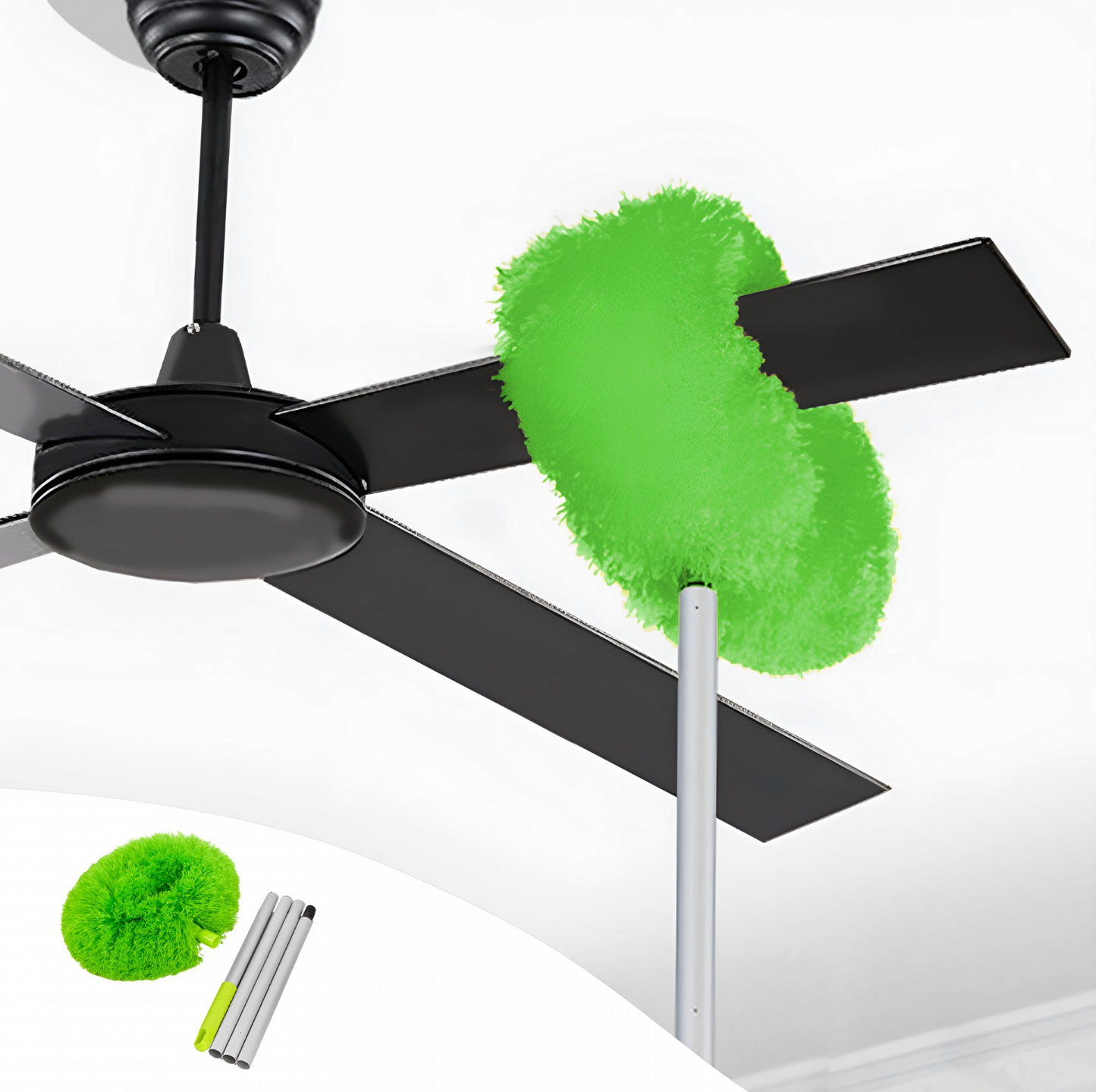 Adjustable Ceiling Fan Duster with Extension Pole