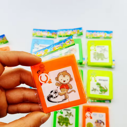 Safe Haven & CO 8-Pack Mini Sliding Animal Puzzle Toy