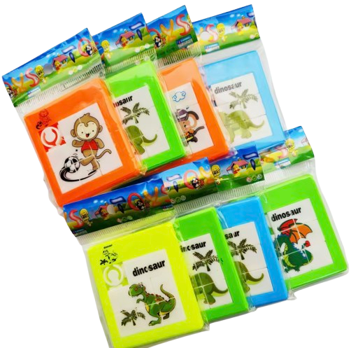 Safe Haven & CO 8-Pack Mini Sliding Animal Puzzle Toy