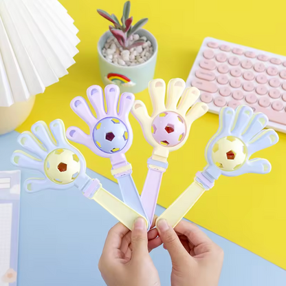 Safe Haven & CO 8-Pack Plastic Hand Clapper Rattle Toy – Fun Noise Maker for Kids & Events