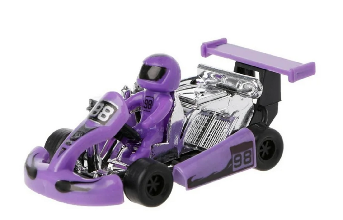 Safe Haven & CO 3-Pack Mini Pull-Back Go-Kart Racer