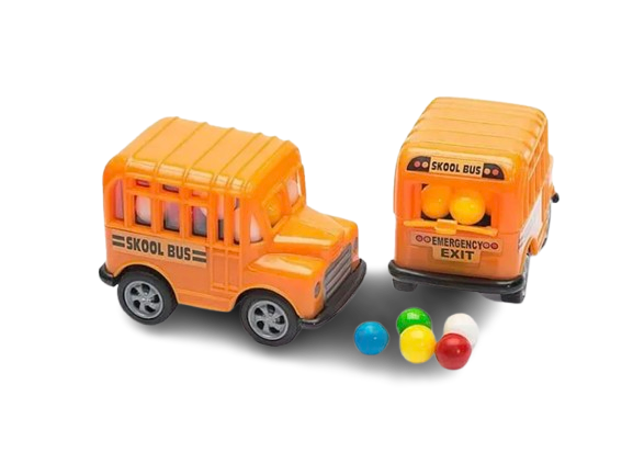 2-Pack Kidsmania Skool Bus Candy Toy 0.53 oz