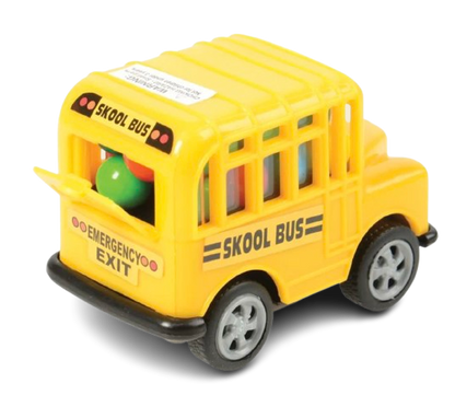 2-Pack Kidsmania Skool Bus Candy Toy 0.53 oz