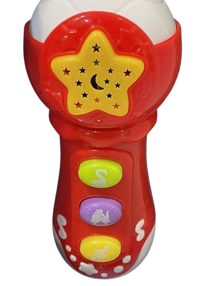 Toddler’s 1st Battery Operated Musical Microphone – Lights & Sounds Toy