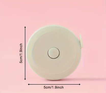 Compact ABS Measuring Tape – 150cm/60in Retractable